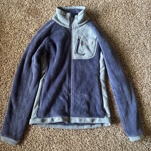 North Face Women’s Purple Fleece Jacket hiking & camping
